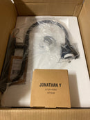 JONATHAN Y Lighting JYL7614D Stanley 17" Tall Indoor/Outdoor LED Wall Sconce - Gray / Black