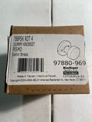Kwikset 788PSKRDT-4 Pismo Reversible Non-Turning One-Sided Dummy Door Knob - Satin Brass