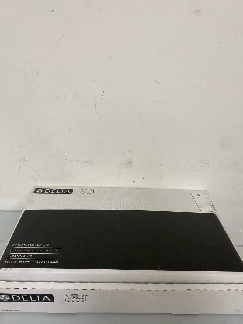 Delta T3556LF-SSWL Dorval Wall Mounted Widespread Bathroom Faucet Trim with Lever Handles, Less Valve and Drain Assembly - Brilliance Stainless