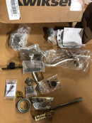 Kwikset 800HELIP-15S.STRKP Hawthorne Sectional Single Cylinder Keyed Entry Exterior Pack Handleset with SmartKey - Satin Nickel