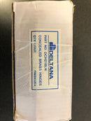 Deltana 4-5/8" x 1" Adjustable Invisible Door Hinge with 180 Degree Opening Angle - Pair - Satin Brass