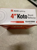 Elco ELK4118BB The Koto System 4" Deep Round Reflector Trim - Black