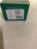 Hansgrohe 28883341 Wall Outlet E with Check Valve - Square - Brushed Black Chrome