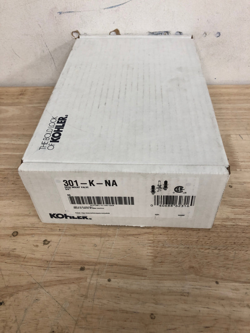 Kohler K-301-K-NA 3/4" Adjustable Widespread Ceramic Rough-In Valve System