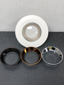 Commercial electric 53198101 5 in./6 in. Adjustable CCT Integrated LED Recessed Light Trim Can Light with 4 Color Trim Options 950 Lumens Dimmable
