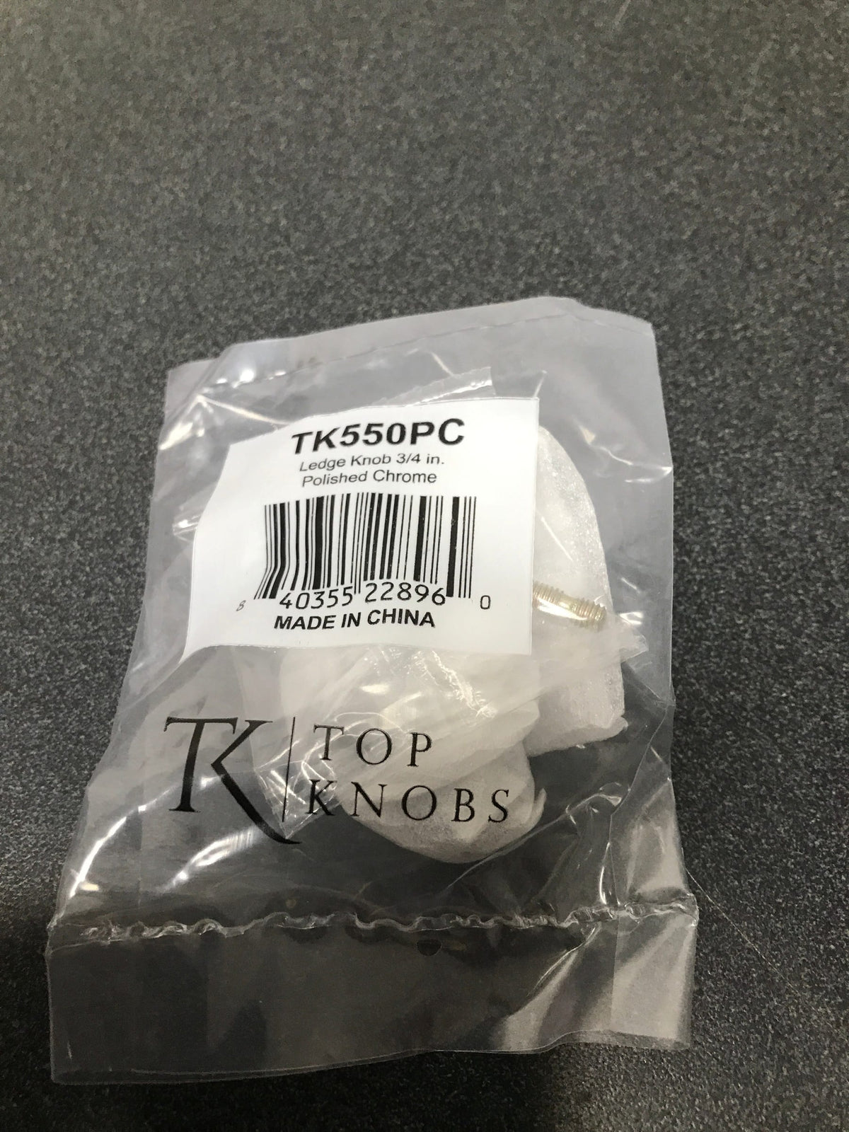 Top Knobs TK550PC Glacier 3/4 Inch Square Cabinet Knob from the Mercer Collection - Polished Chrome