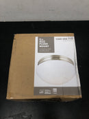 Unbranded IPF3011L-3/BN 9 in. Brushed Nickel LED Flush Mount