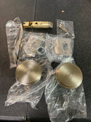 Baldwin PSVASRRR150 Vashon Passage Door Knob Set with Recessed Round Rose from the Reserve Collection - Satin Nickel