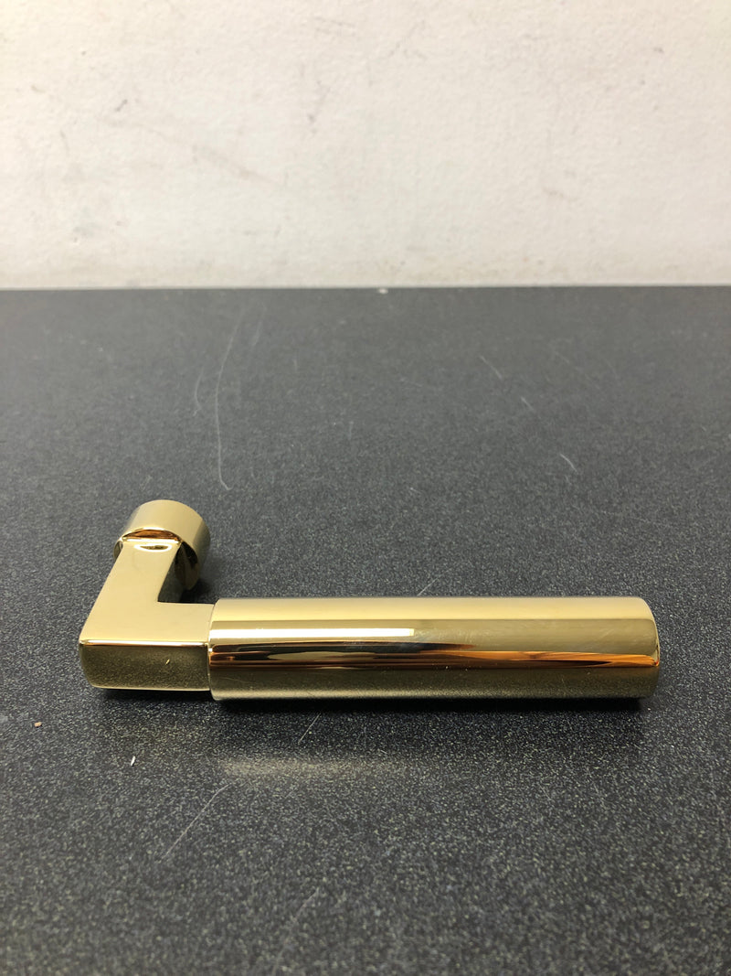 Baldwin L029.003.RMR L029 Gramercy Right Handed Single Door Lever without Rosettes from the Estate Collection - Lifetime Polished Brass