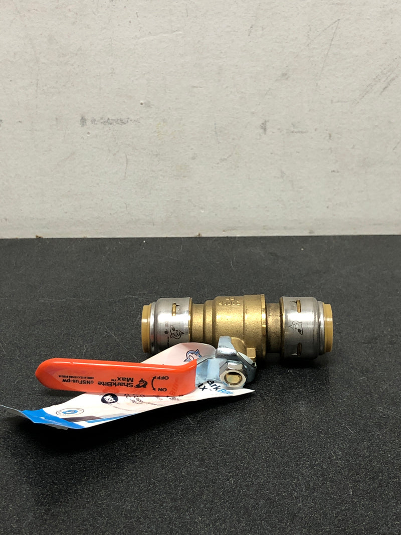 Sharkbite UR22185 Max 3/4 in. Brass Push-to-Connect Ball Valve