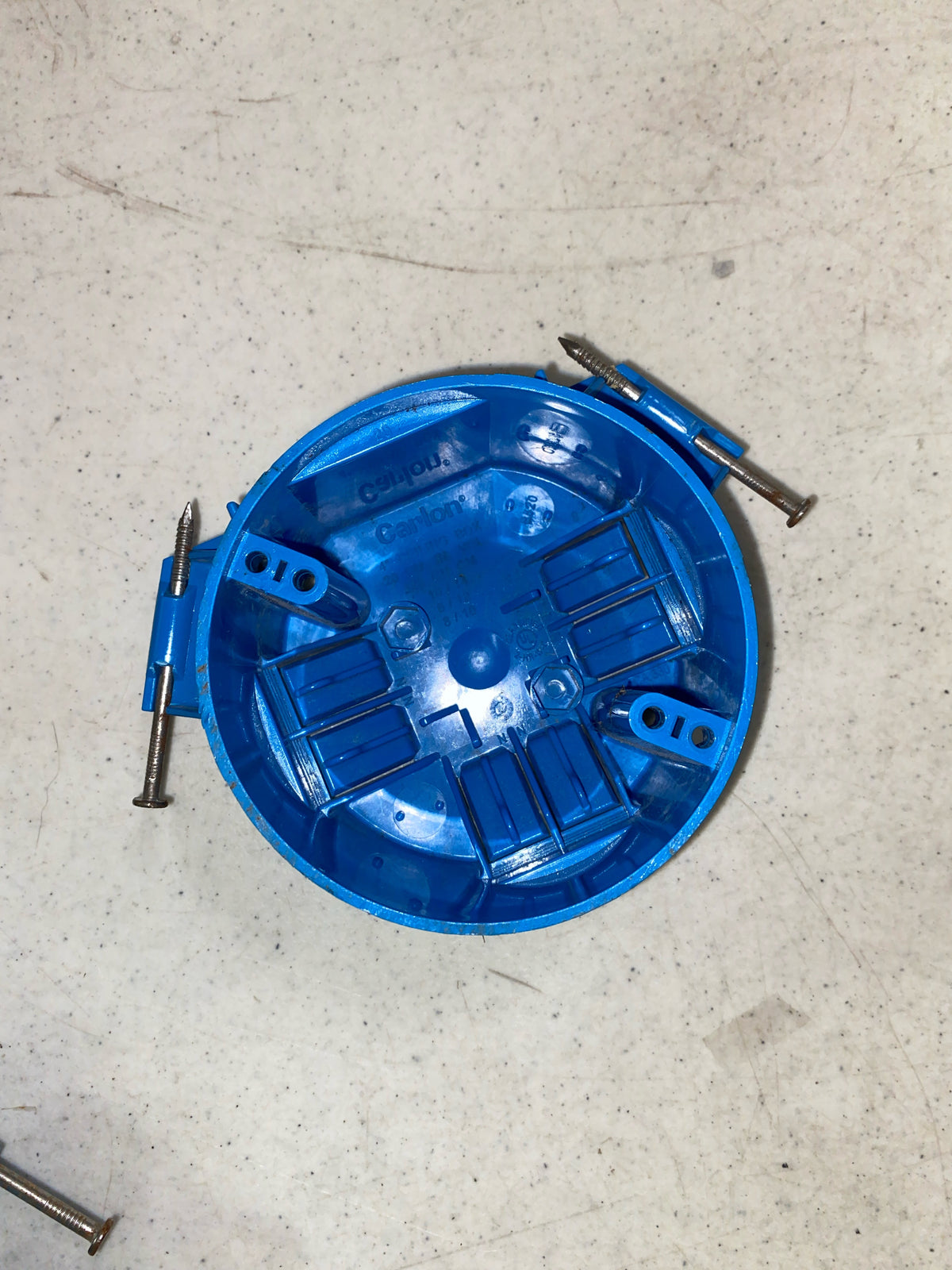 Carlon 20 cu-in, Ceiling Box Type, 1, Polycarbonate