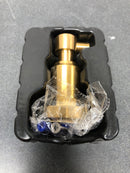 Signature Hardware 476967 Greyfield Single Robe Hook - Brushed Gold