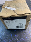 Baldwin 5113003PRIV 5113 Privacy Door Lever Set with 5078 Rose from the Estate Collection - Lifetime Polished Brass