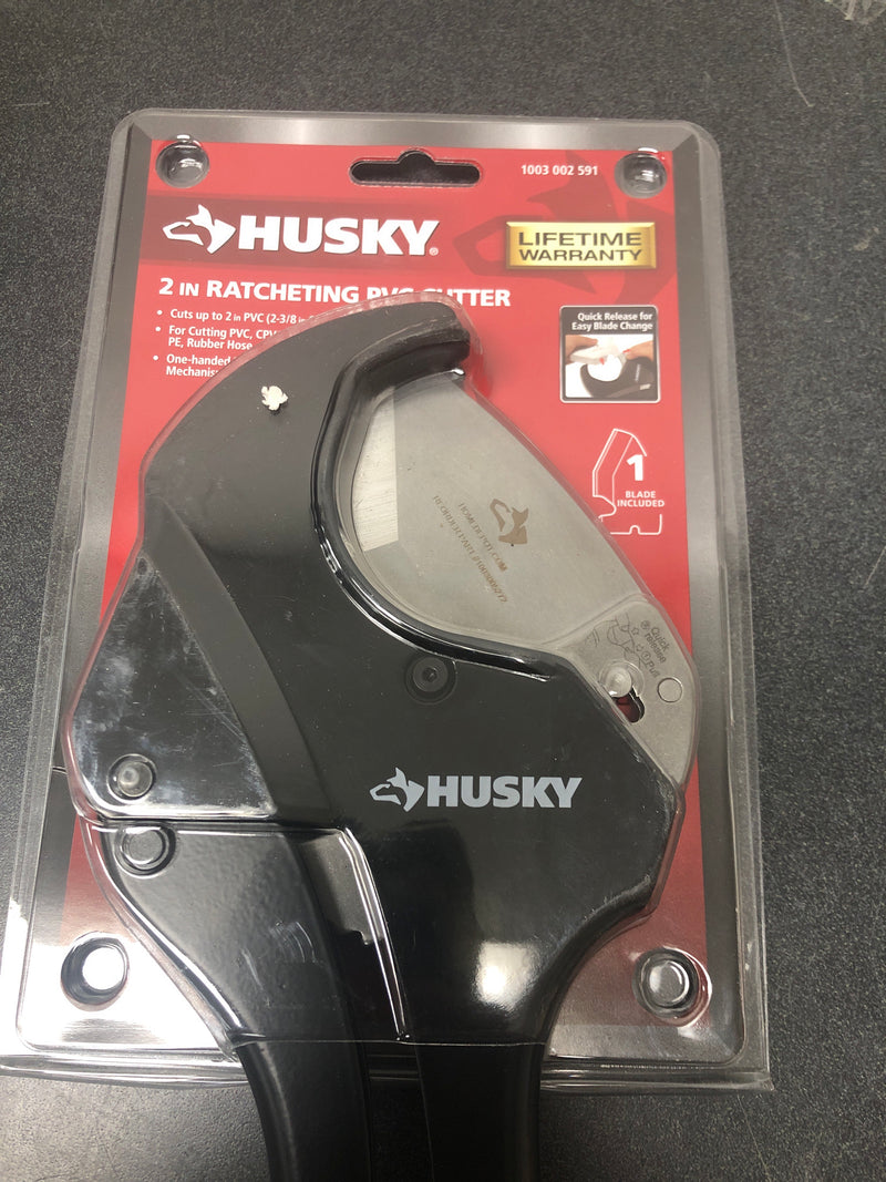 Husky 16PL0805 2 in. Ratcheting PVC Cutter