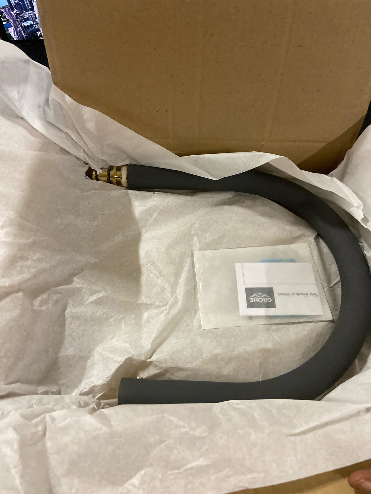 Grohe 30321XC0 Essence New Semi-Pro Faucet Hose - Matte Dark Grey