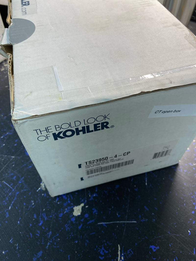 Kohler K-TS23950-4-CP Simplice Pressure Balanced Valve Trim Only with Single Lever Handle - Less Rough In - Polished Chrome