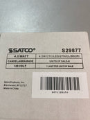 Satco S29877 Candle Shape 4.5 Watt 120 Volt B10 LED Bulb E12 Candelabra Base; 2700K (6 LED Light Bulbs)