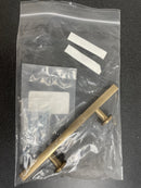 Emtek 86682US4 Freestone 3-1/2 Inch Center to Center Extended Bar Cabinet Pull from the Urban Modern Collection - Satin Brass