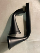 Delta 73350-BL Kayra Wall Mounted Pivoting Toilet Paper Holder - Matte Black