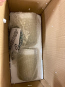 Progress Lighting Alexa Collection 2-Light Etched Umber Linen with Clear Edge Glass Modern Bath Vanity Light Antique Bronze