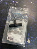 Belwith Keeler B076886-MB Sinclaire 2-3/8" Ridged T Bar Cabinet Knob / Drawer Knob - Matte Black