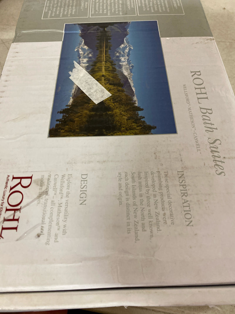 Rohl CA2201LMSTN-2 Caswell 1.2 GPM Single Hole Bathroom Faucet with Pop-Up Drain Assembly - Satin Nickel