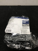 Commercial electric WCWL2PG 2-Gang Extra Duty Non-Metallic Low Profile While-In-Use Weatherproof Horizontal/Vertical Receptacle Cover, Clear