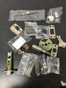 Baldwin 180TPEXTOLSLB15S Torrey Pines Full Plate Keyed Entry Single Cylinder Door Handleset from the Prestige Collection - Satin Nickel