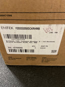 Emtek UL3333MB Otagon Knob (RH)Tuscany Octagon Style Single Cylinder UL Mortise Handleset from the Lost Wax / Tuscany Bronze Collection - Medium Bronze