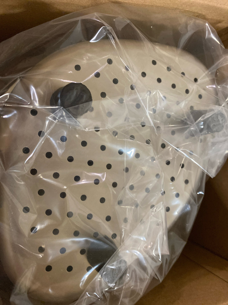 RSVP International Endurance Kitchen Collection Colander Strainer, Corner Basket, Pierced Stainless Steel