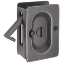 Emtek 2102US10B 3-1/2 Inch Height Solid Brass Privacy Pocket Door Lock - Oil Rubbed Bronze