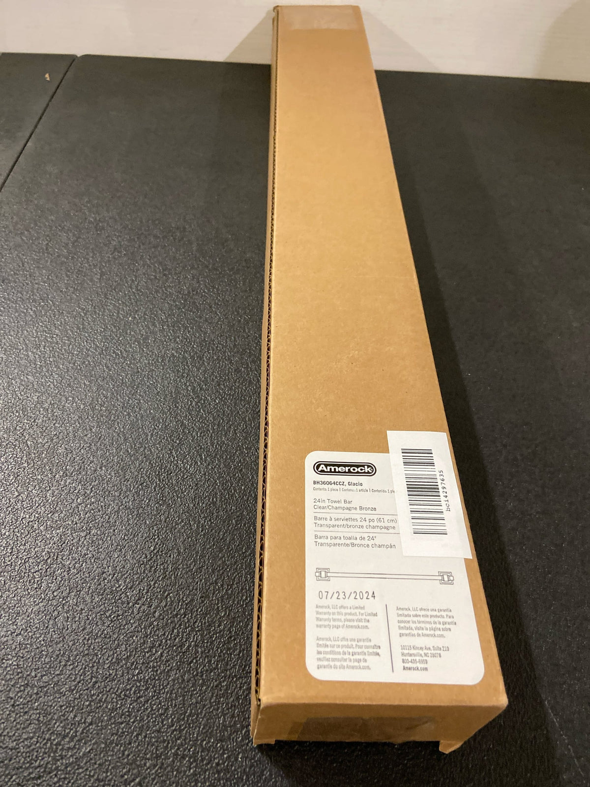Amerock BH36064CCZ Glacio 26-1/4" Towel Bar - Champagne Bronze