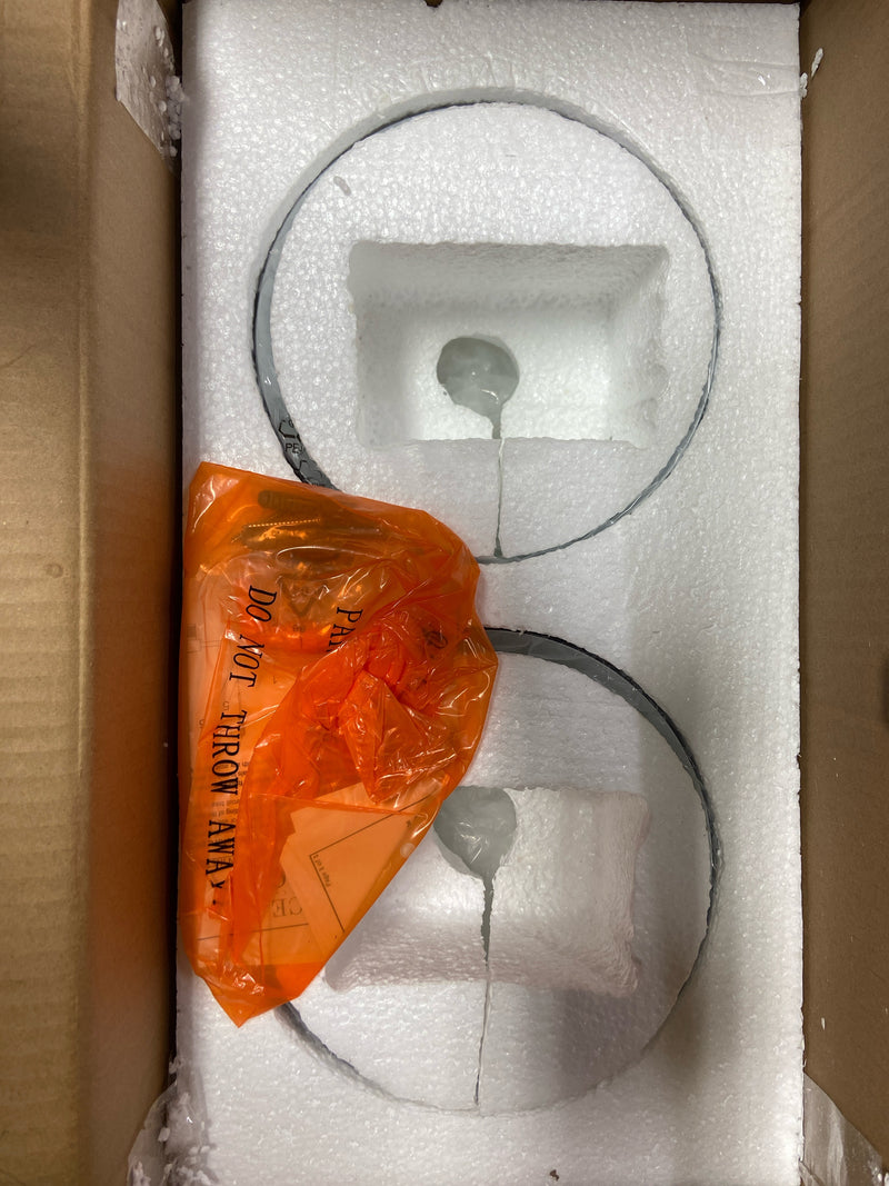 Homeplace lighting 152021AB 16.50 in. W x 8 in. H 2-Light Vanity in Aged Brass and Black