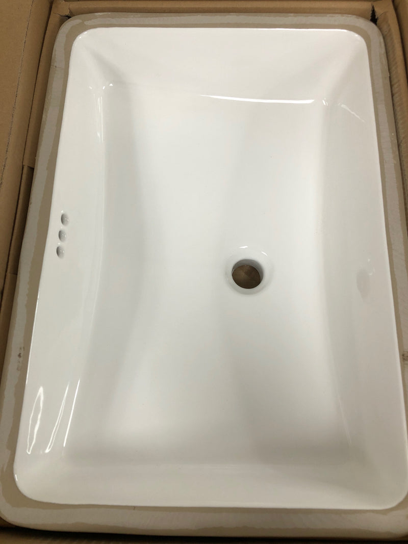 Signature Hardware 447962 Myers 23" Vitreous China Undermount Bathroom Sink - White