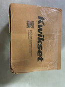Kwikset 740MILRDT-S Milan Single Cylinder Keyed Entry Door Lever Set with Round Rose and SmartKey - Venetian Bronze