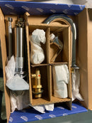 Grohe 20597000 Defined 1.2 GPM Widespread Bathroom Faucet with Pop-Up Drain Assembly, SilkMove and EcoJoy Technologies - Starlight Chrome