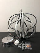 Artika PDT-MD-HD Meridian 30-Watt 1 Light Chrome Modern Integrated LED Pendant Light Fixture for Dining Room or Kitchen