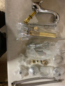 Kingston Brass KS1161PX Heritage 1.2 GPM Widespread Bathroom Faucet with Pop-Up Drain Assembly - Polished Chrome