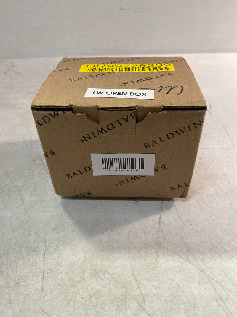 Baldwin K008.PASS K008 Hollywood Hills Passage Door Knob Set - Nickel