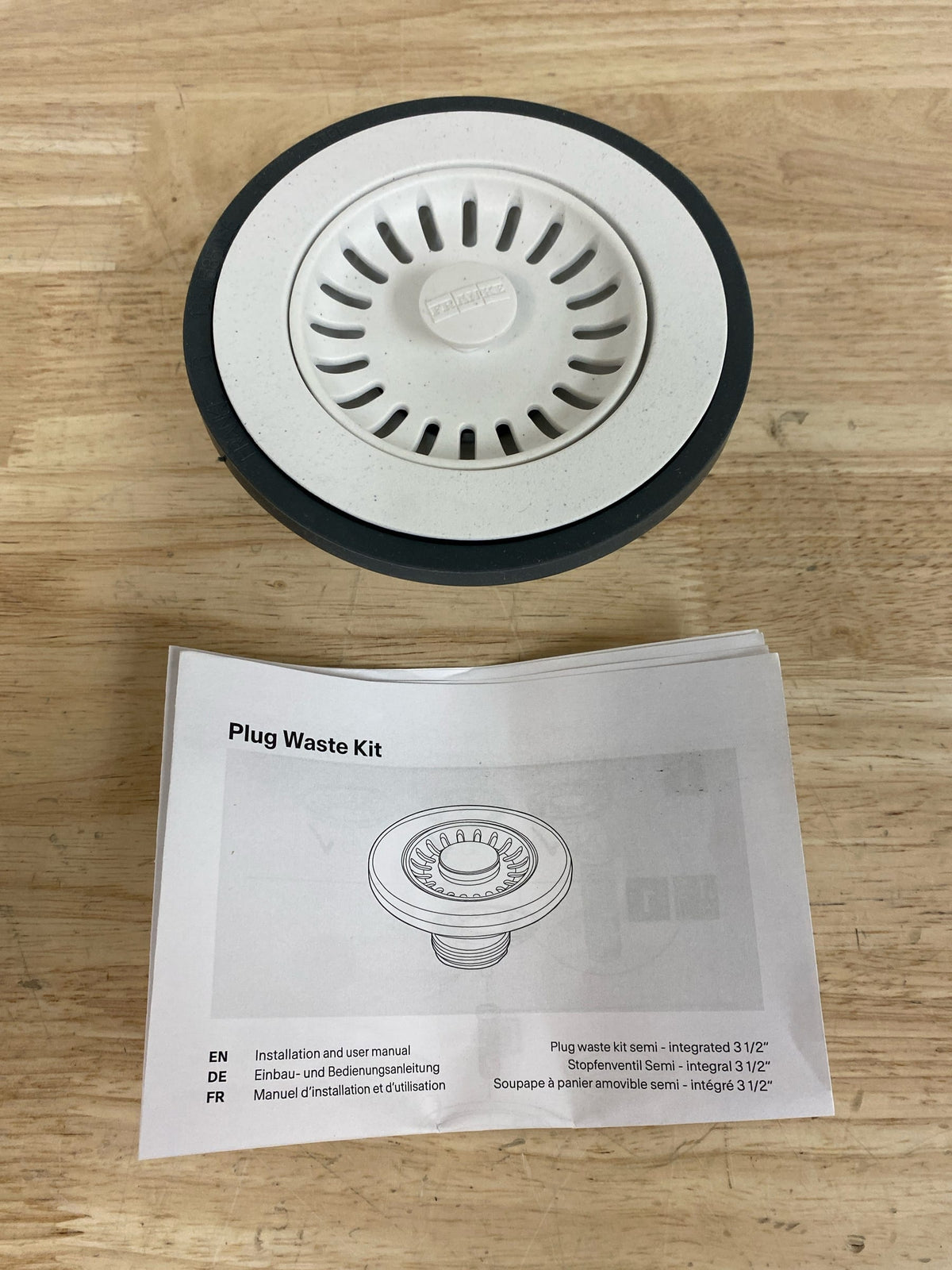 STRAINER BASKET-POLAR WHITE