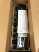 Hampton bay DS19267 Regan 21 in. 3-Light Espresso Bronze Bathroom Vanity Light with Clear Glass Shades