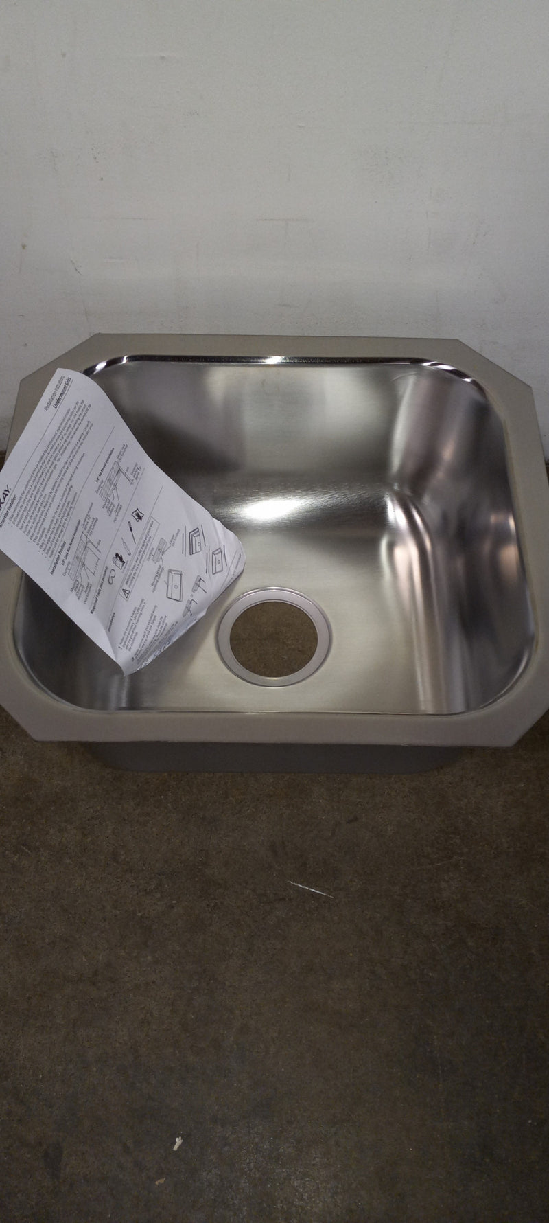 Elkay DXUH1618 Dayton Undermount Stainless Steel 17 in. Single Bowl Kitchen Sink