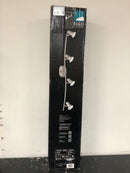 Eglo 201449A Jumilla 38.19 in. 4-Light Matte Nickel Dimmable Integrated LED Track Lighting Kit with Adjustable Heads