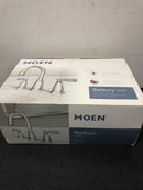 Moen 84947 Banbury 8 in. Widespread Double Handle High-Arc Bathroom Faucet in Chrome (Valve Included)