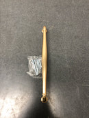 Emtek 86474US4 Blythe 8 Inch Center to Center Handle Cabinet Pull from the Transitional Heritage Collection - Satin Brass