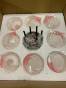 Z-Lite 477-9MB-OBR Parsons Chandelier, 9-Light 540 Total Watts, Matte Black & Olde Brass