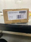 Amerock 10BX53014G10 Vaile 1-3/8 Inch Long Oval Cabinet Knob - Pack of 10 - Satin Nickel