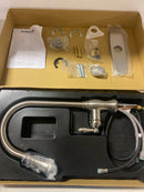 Kingston Brass GSY7778ACL American Classic 1.8 GPM Single Hole Pull Down Kitchen Faucet - Brushed Nickel