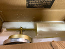 Elegant Lighting LD6004W5BR Mel Single Light 16" Wall Sconce Linen Shade - Brass