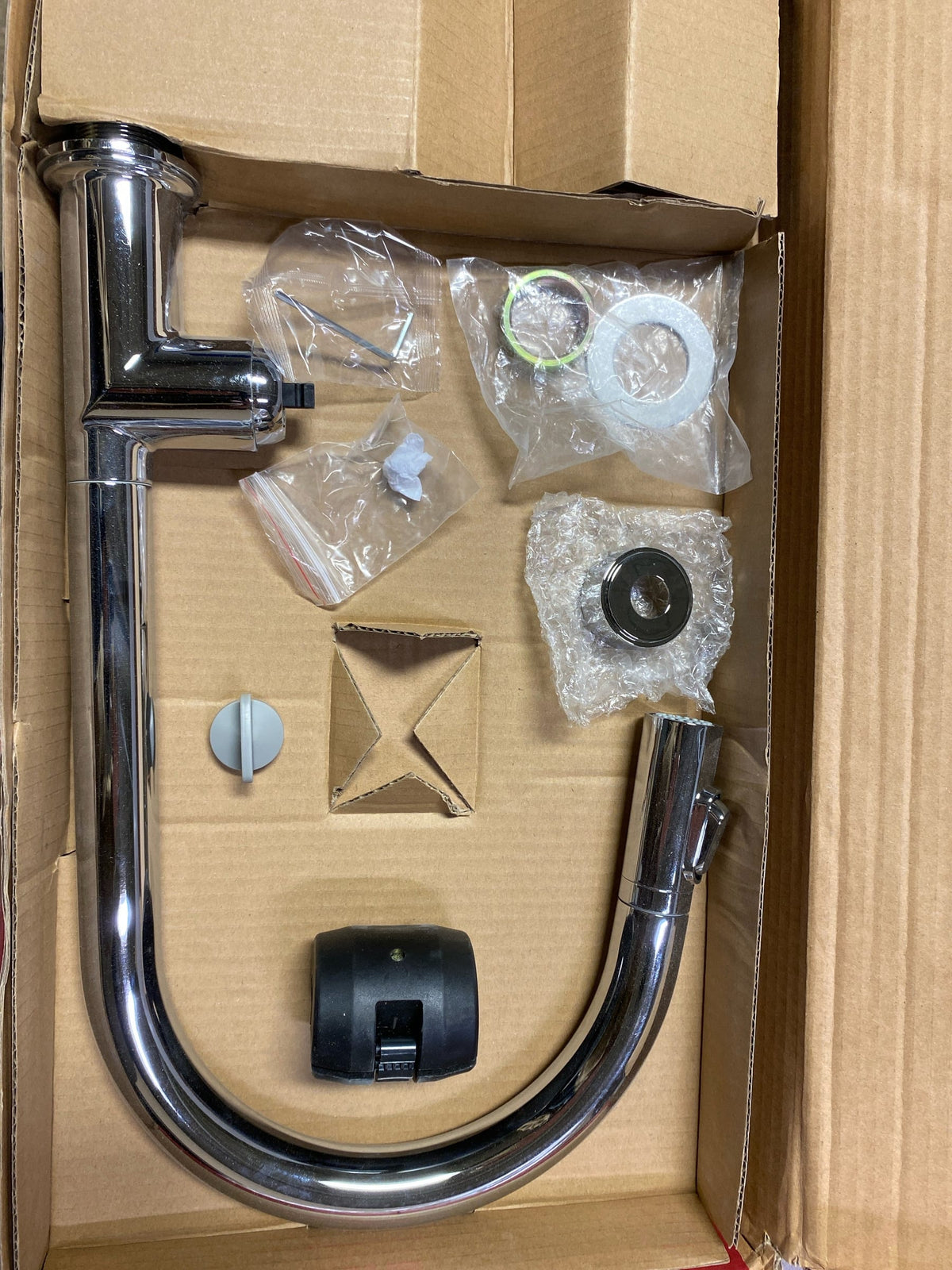 Pfister GT529-TNTC Tenet 1.8 GPM Single Hole Pull Down Kitchen Faucet - Less Handle - Polished Chrome